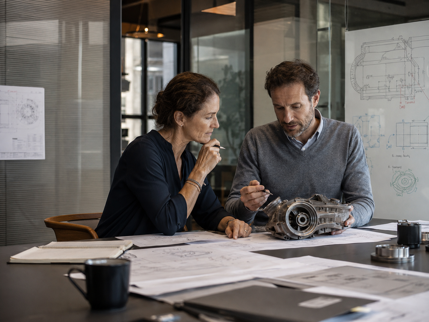 Consultants Filab Genium analysant une problématique industrielle